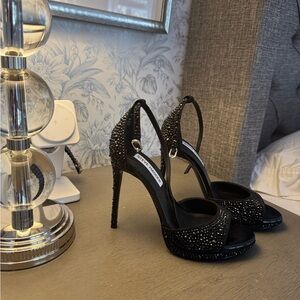 Steve Madden Black Studded Heels